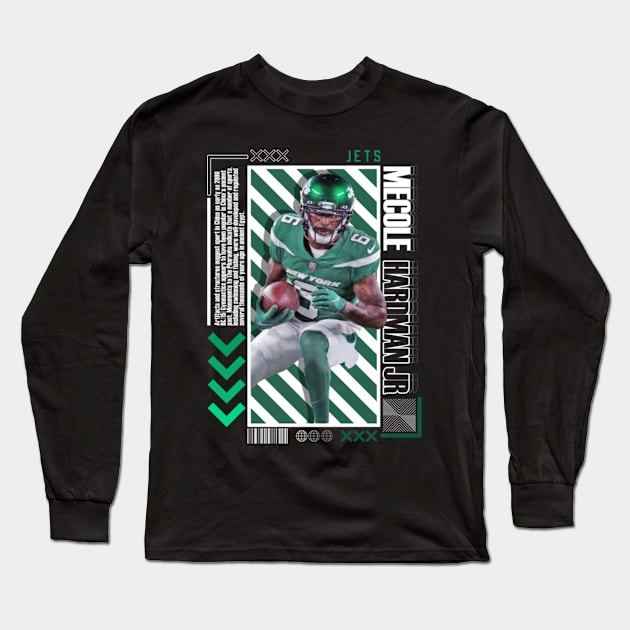 Mecole Hardman Paper Poster Version 10 Long Sleeve T-Shirt by art.Hamdan